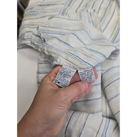 Tommy Bahama 100% Linen Shirt Mens XL Striped Long Sleeve Button Up Casual Vaca - Picture 7 of 10